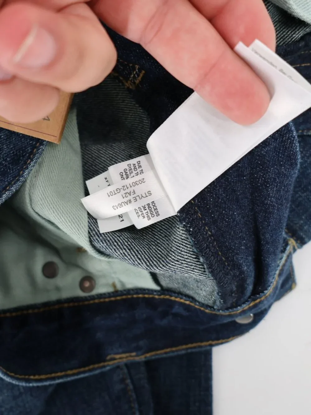 NWT J Crew 484 Jeans Mens 30 Cotton Narrow Tapered Leg Mid Rise Blue Denim